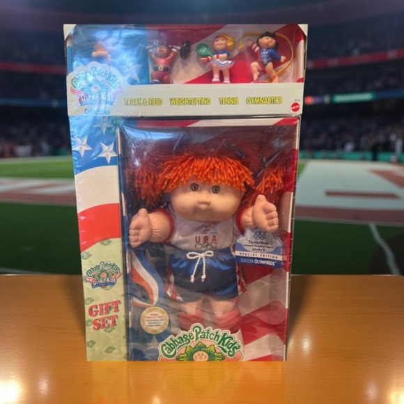 Cabbage Patch Doll Kid Special Edition 1996 Olympic ( winners )Red hair NWT - Picture 4 of 15